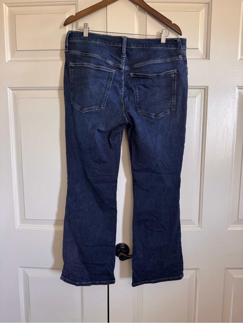 Madewell  Kick Out Classic Straight Jeans - Dark Blue -Sz 31 - Picture 7 of 14